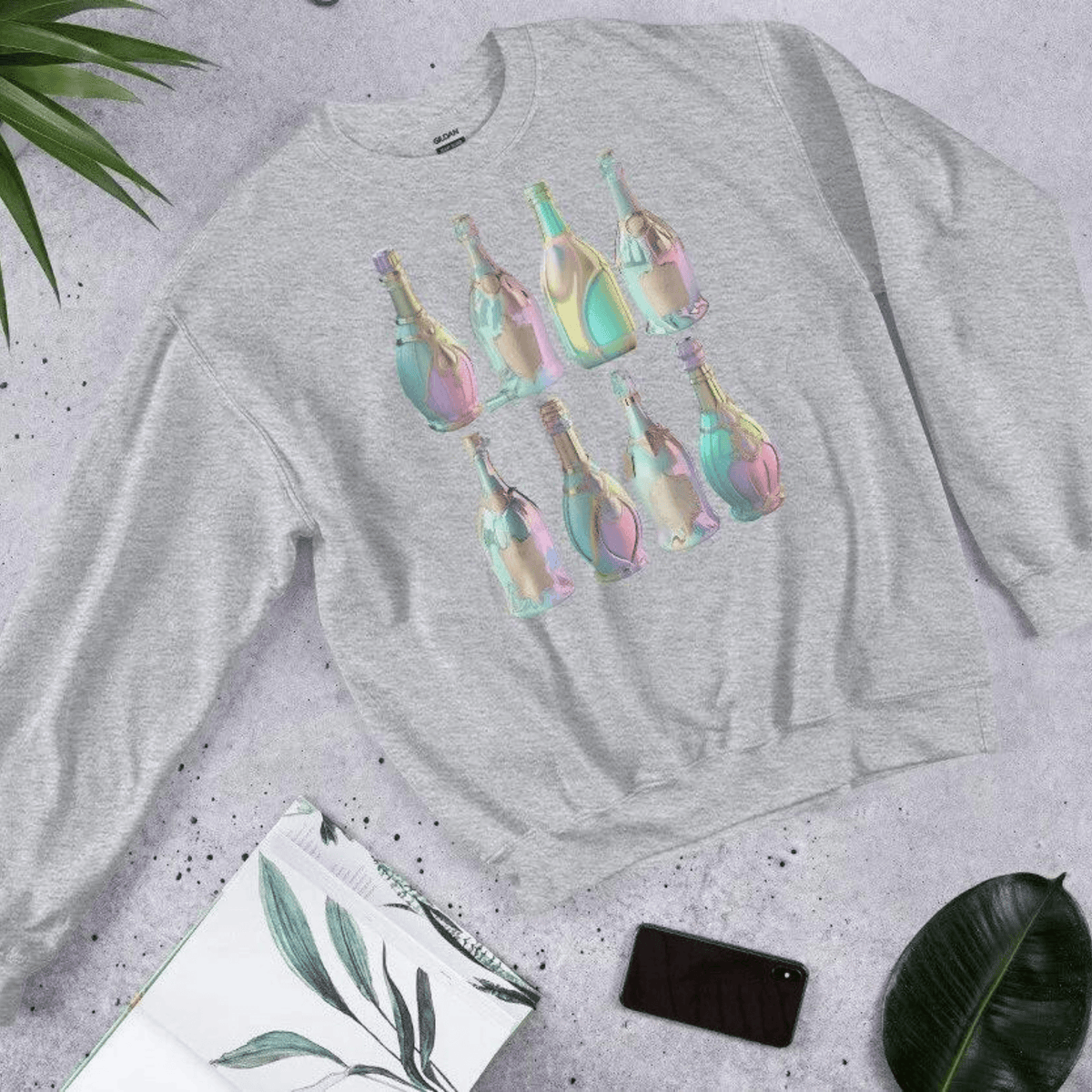 Sport Grey- yes way rose shirt, liquor t-shirt, gift for mom, gift for him, gift for her, gift for champagne lovers, drinking tee, champagne sweatshirt, champagne shirt, champagne problems sweatshirt, champagne lovers, champagne bottles tee, alcohol tee
