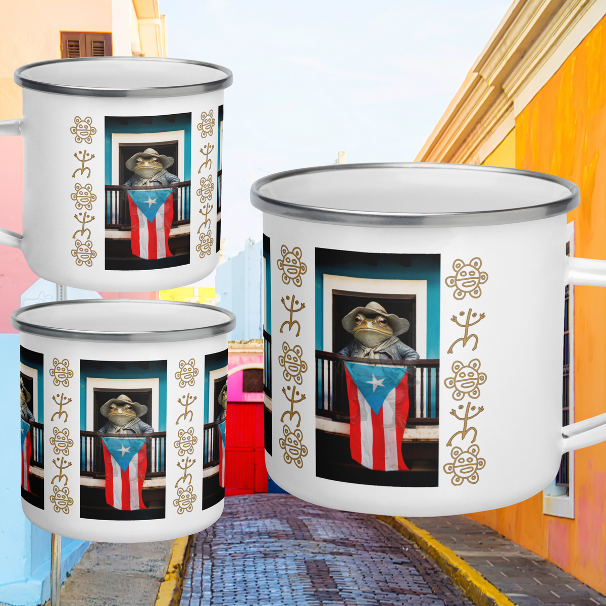 Sapo Balcony Vibes Enamel Mug