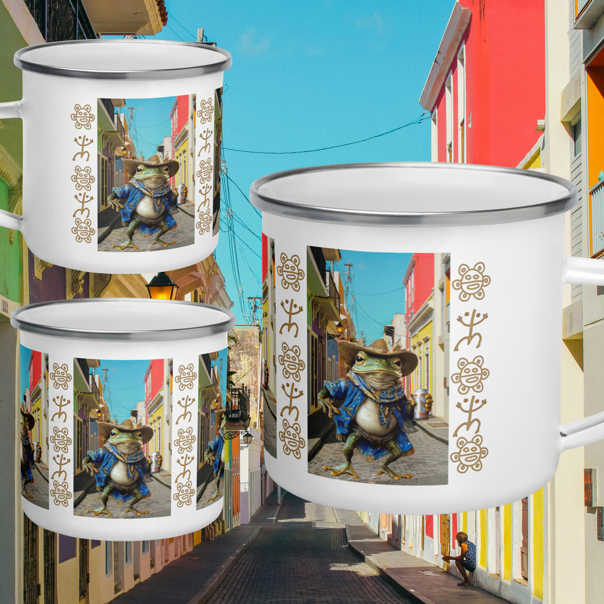 Old San Juan After Hours Enamel Mug