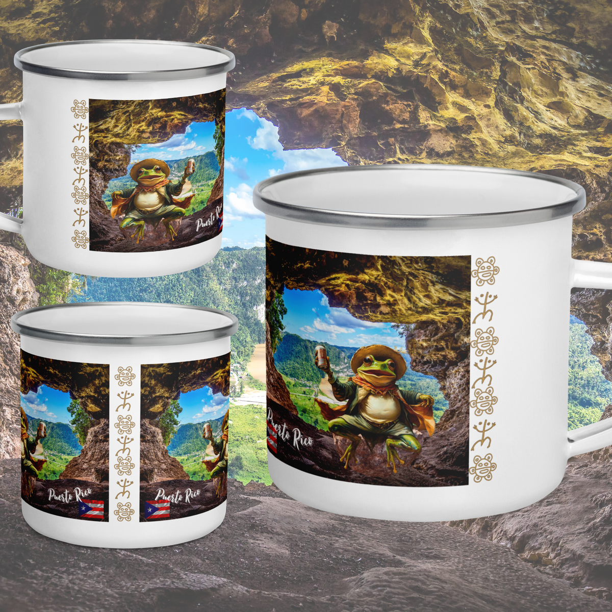 Cueva Ventana & Chill Enamel Mug