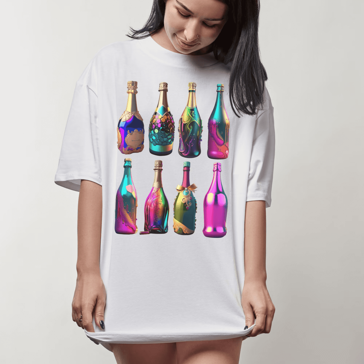 White- yes way rose shirt, liquor t-shirt, gift for mom, gift for him, gift for her, gift for champagne lovers, drinking tee, champagne sweatshirt, champagne shirt, champagne problems sweatshirt, champagne lovers, champagne bottles tee, alcohol tee