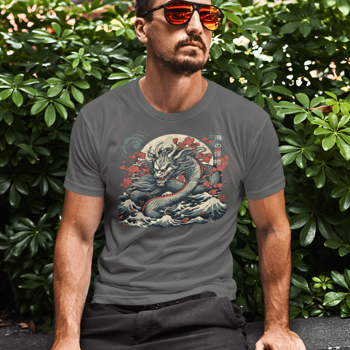 Asphalt- Japanese Dragon T-shirt, Tokio Japan, Sanurai tee, gift for dad, gift for him, tee, Shirt, kawaii, Japanese Dragon, Japanese Graphic Tee, Japanese Cumture apparel, Japanese Shirt, ryohei fuke, david finch, oriental, wimmelbilder, kurzgesagt, shodo, manga style, carl eugen keel, maritime scenes,  otto müller