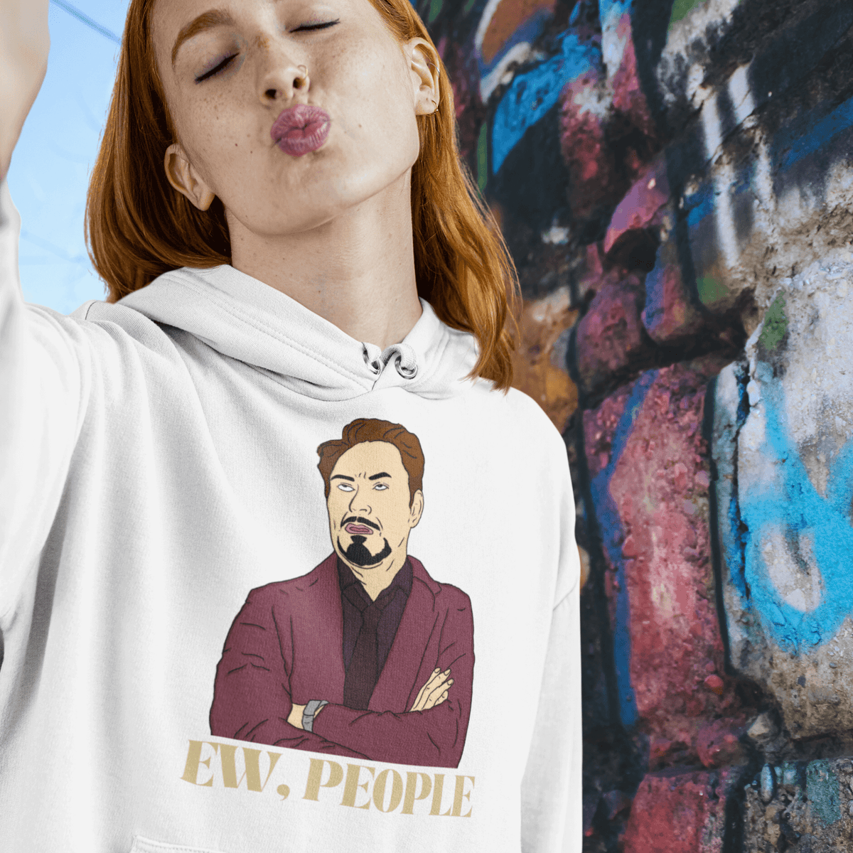White- Hooded Sweatshirt, Funny Hoodie, Introvert Apparel, Humor Clothing, Statement Hoodie, Cozy Comfort, Quirky Fashion, Sassy Style, Casual Wear, Playful Prints, Personality Clothing, Witty Attire, Anti-Social Vibes, Relaxed Fit, Introvert Pride, Lighthearted Layers, Conversational Hoodie, Solitude Fashion, Unique Statements, Weekend Lounge, Attitude Attire, Chill Outfits, ew people, ew people hoodie, ew people tee