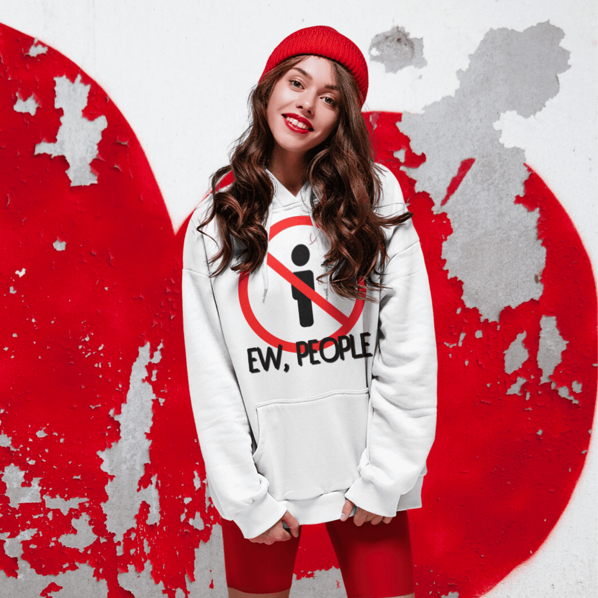 Hooded Sweatshirt, Funny Hoodie, Introvert Apparel, Humor Clothing, Statement Hoodie, Cozy Comfort, Quirky Fashion, Sassy Style, Casual Wear, Playful Prints, Personality Clothing, Witty Attire, Anti-Social Vibes, Relaxed Fit, Introvert Pride, Lighthearted Layers, Conversational Hoodie, Solitude Fashion, Unique Statements, Weekend Lounge, Attitude Attire, Chill Outfits, ew people, ew people hoodie, ew people tee