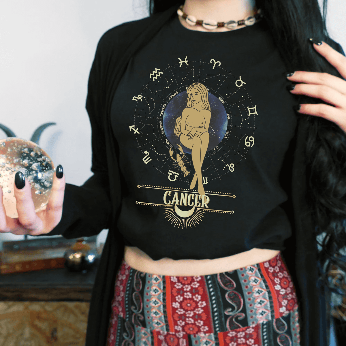 zodiac tshirt, cancer tee, horoscope, birthday t-shirt, gift for cancer, gift for her, June birthday gift, July birthday gift, June girl, July girl, Cancer girl, Cancer birthday, Cancer zodiac, Cancer horoscope, Astrology, Cancer sign, Zodiac constellation, horoscope shirt, gift for Cancer