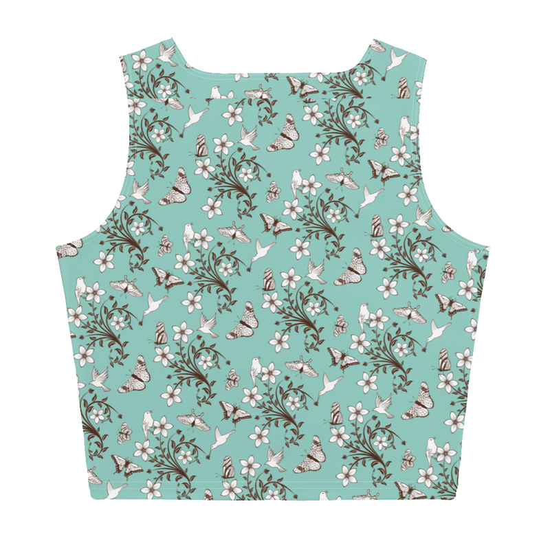 Floral Fashion, Blooms Crop Top, Garden Vibes, Petal Perfection, Flower Power, Botanical Beauty, Blossom Chic, Nature-Inspired, Trendy Florals, Statement Piece