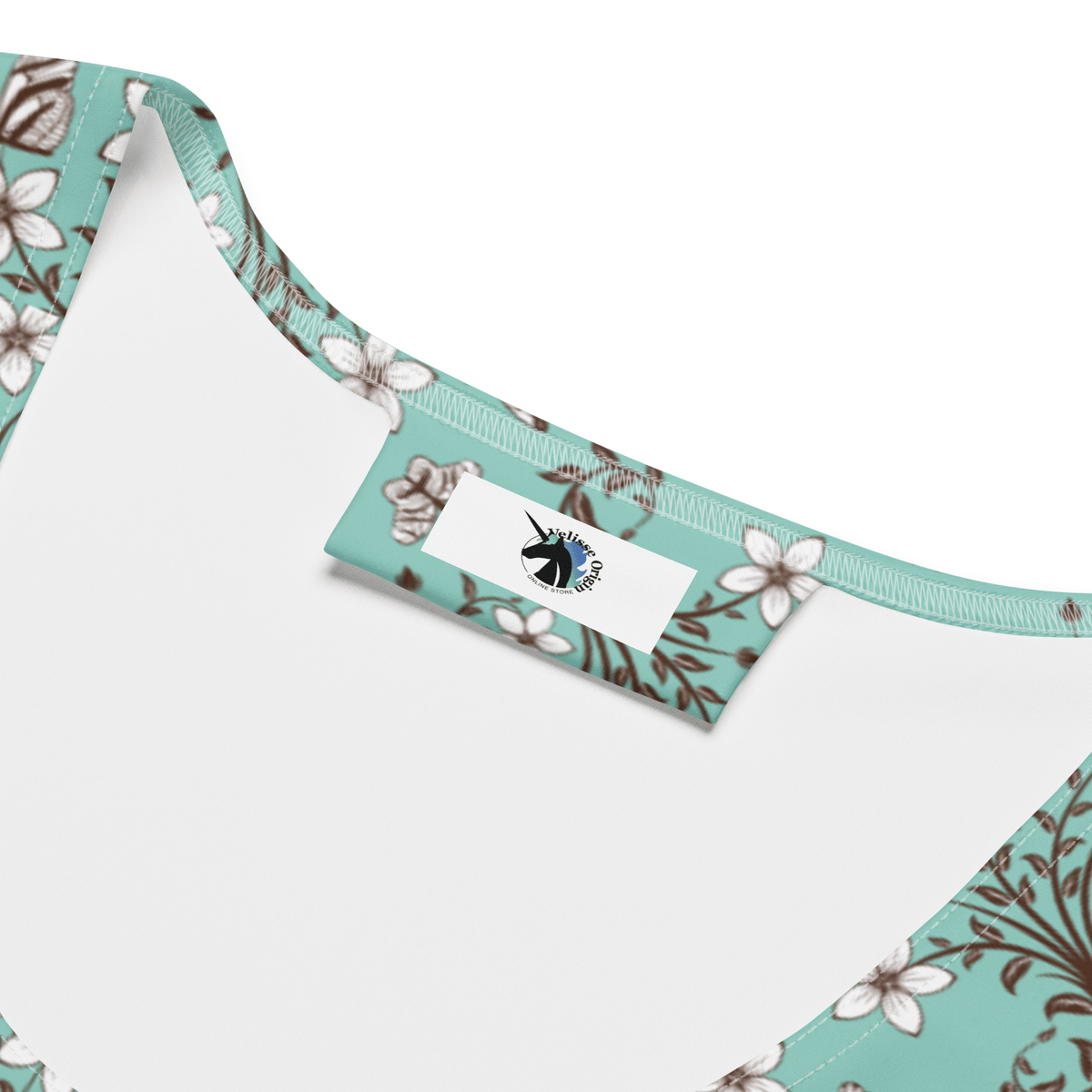 Floral Fashion, Blooms Crop Top, Garden Vibes, Petal Perfection, Flower Power, Botanical Beauty, Blossom Chic, Nature-Inspired, Trendy Florals, Statement Piece