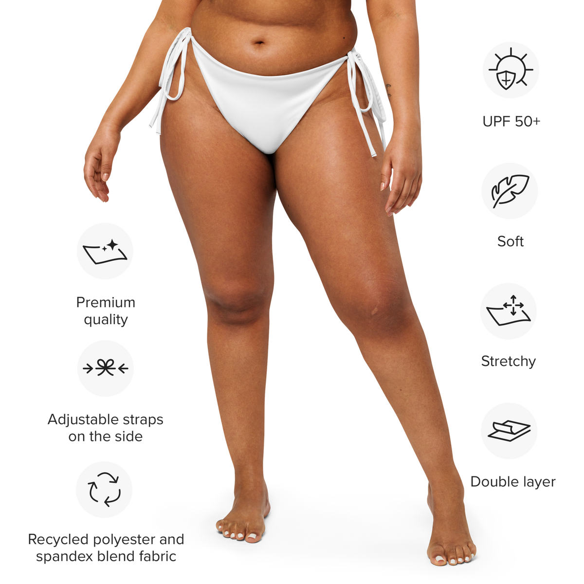 Velisse Origin bikini bottom, bikini bottom, white bikini bottom, unicorn, simple bikini, minimalistic swimwear, minimalistic, minimalistic bikini