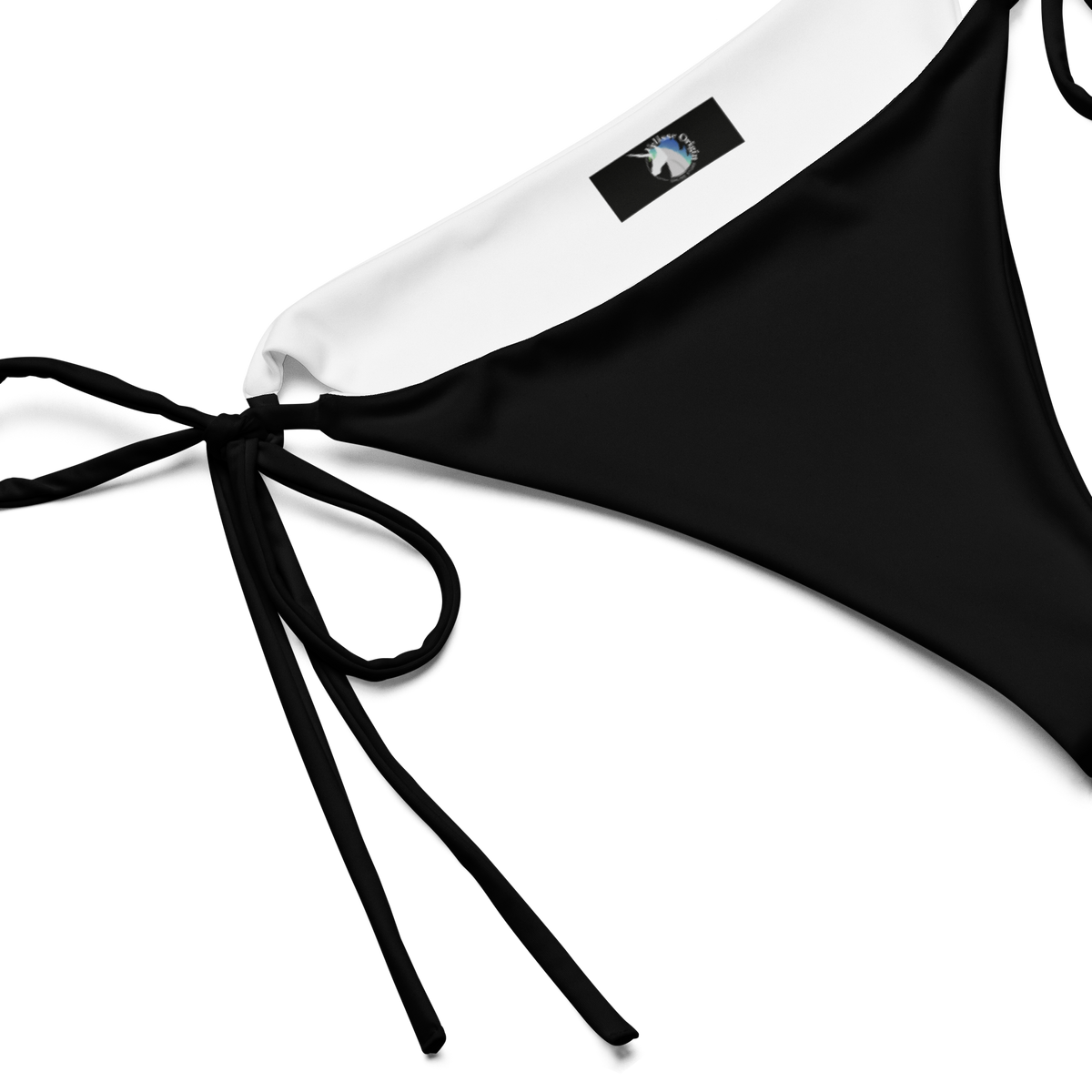 Velisse Origin bikini bottom, bikini bottom, black bikini bottom, unicorn, simple bikini, minimalistic swimwear, minimalistic, minimalistic bikini
