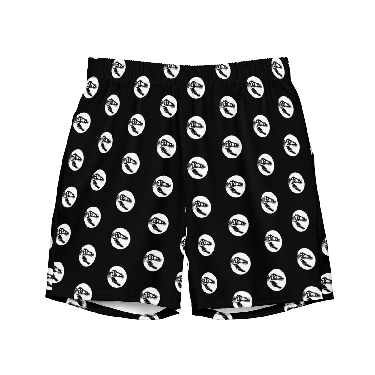 T-Rex, Dinosaur, Men's Swim Trunks, Swimwear, Beachwear, Summer, Activewear, Fun, Trendy, Fashion, Vacation, Pool, Quick-Dry, Comfortable, Stylish, Unique, Colorful, Playful