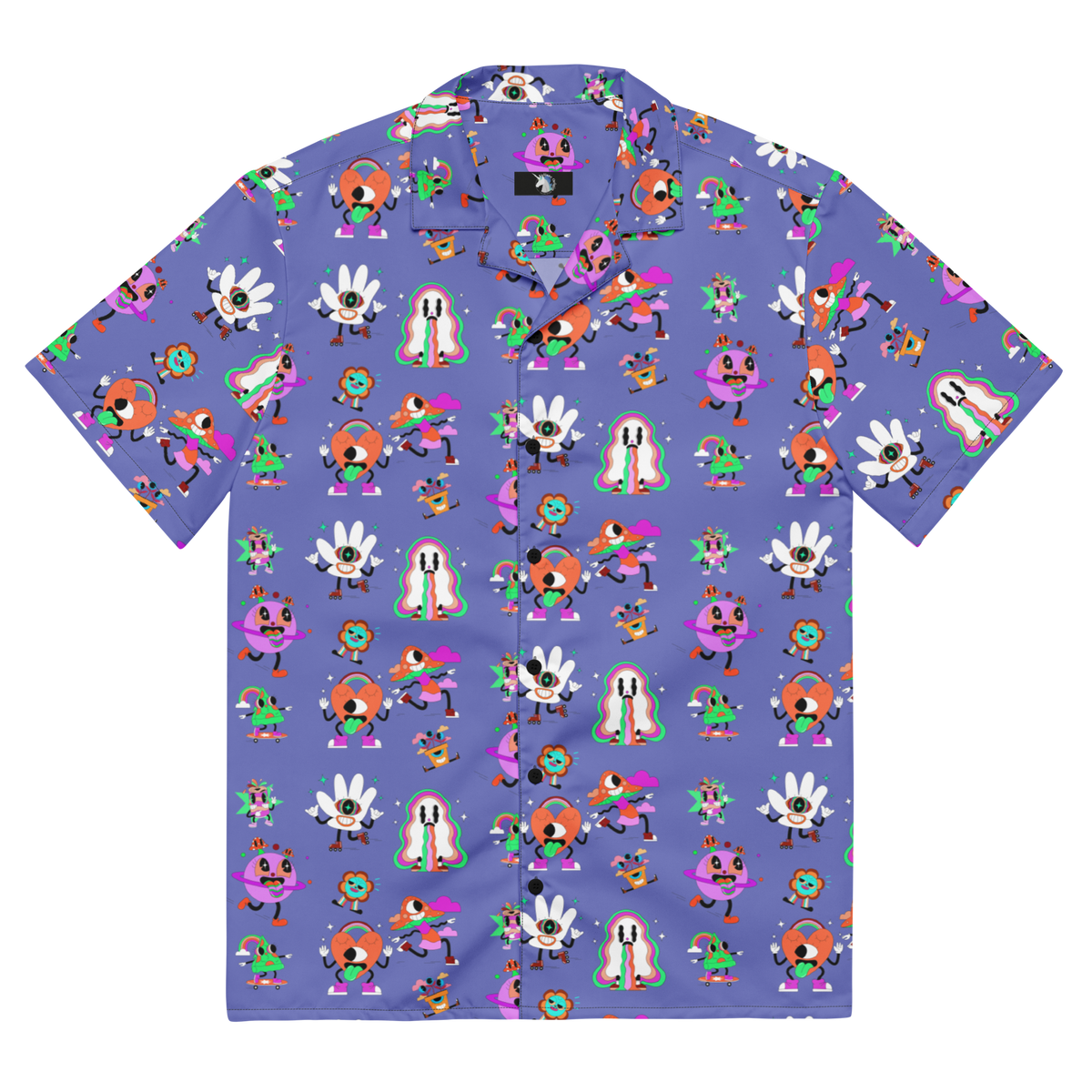 Psychedelic Fashion, Happy Print Shirt, Melting Vibes, Streetwear Eclectic, Unique Button Down, Colorful Style, Fashion Statement, Urban Happiness, Groovy Print Shirt, Express Yourself, Vibrant Streetwear, Bold Print Fashion, Happy Chic, Street Style Revolution, Stand Out Fashion, Fashion Forward, Positive Prints, Eclectic Wardrobe, Urban Meltdown, Fashion Joyride, button up shirt, button shirt