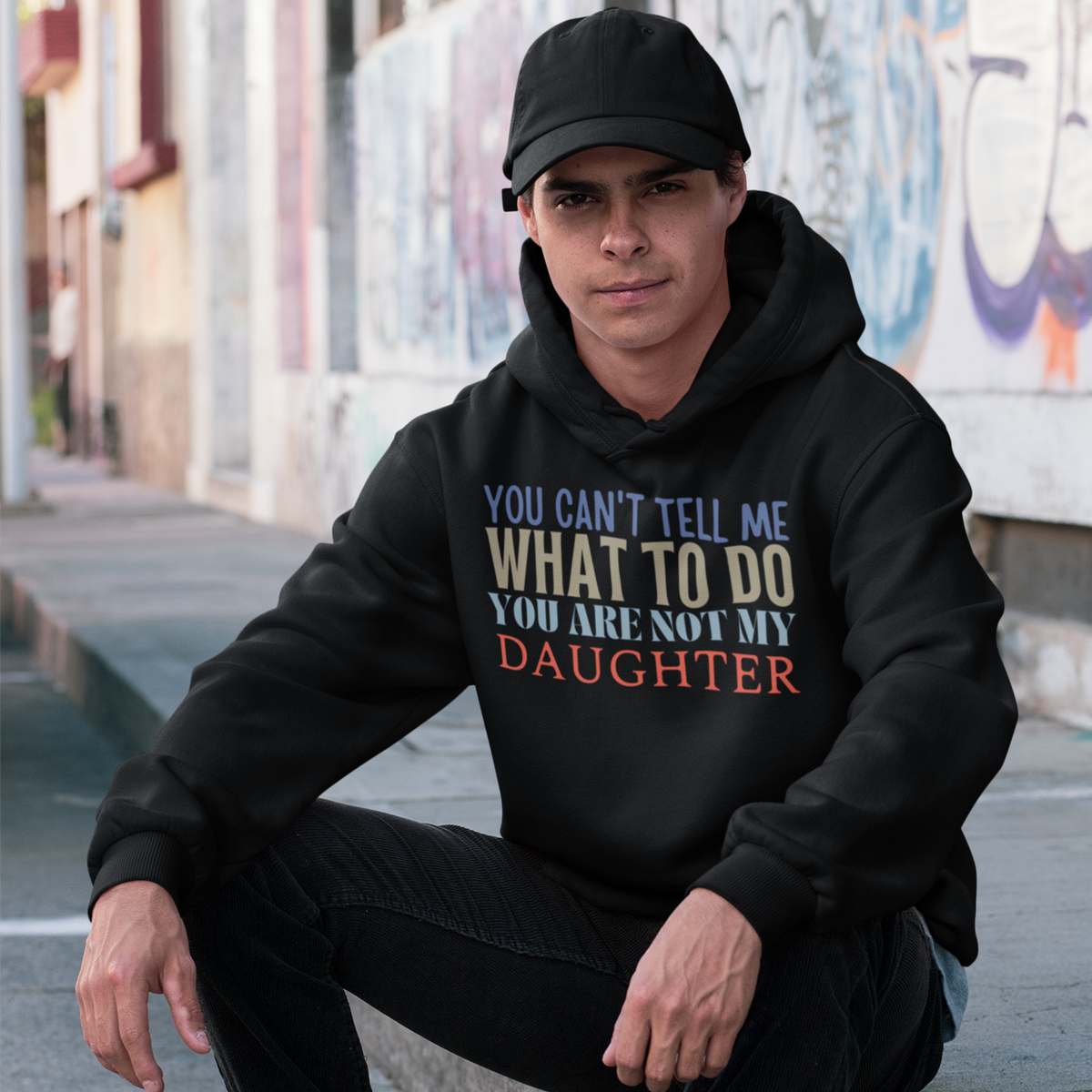 Dad Shirt, Fathers Day Shirt, Funny Mens Shirt, Funny Dad Shirt, Tell me what to do, Gift for him, Gift for her, New Papa Gift, Funny Mom Shirt, Mom Shirt, New Dad Shirt, Father Shirt, Dad tee, You Can't tell me What To Do You Are Not My Daughter Shirt