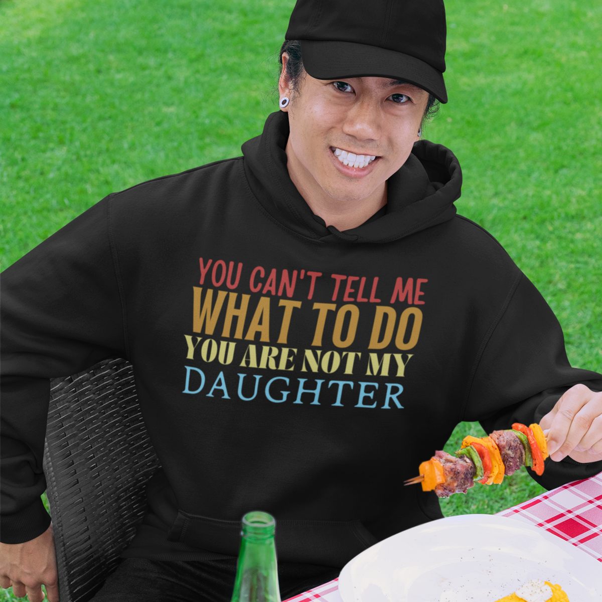Dad Shirt, Fathers Day Shirt, Funny Mens Shirt, Funny Dad Shirt, Tell me what to do, Gift for him, Gift for her, New Papa Gift, Funny Mom Shirt, Mom Shirt, New Dad Shirt, Father Shirt, Dad tee, You Can't tell me What To Do You Are Not My Daughter Shirt