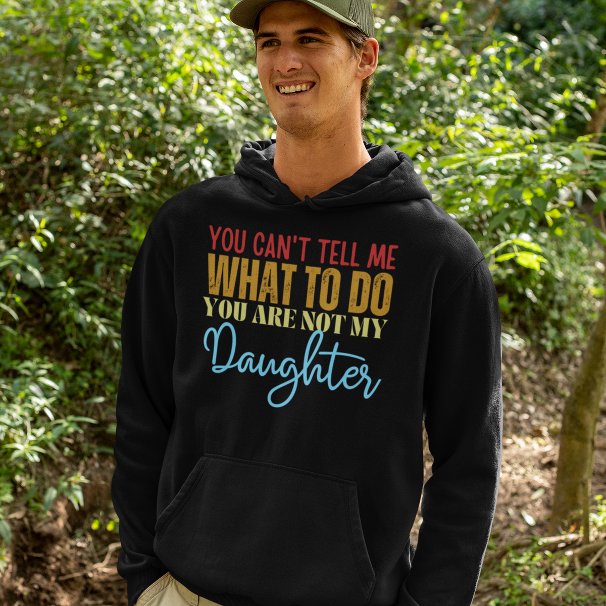 Dad Shirt, Fathers Day Shirt, Funny Mens Shirt, Funny Dad Shirt, Tell me what to do, Gift for him, Gift for her, New Papa Gift, Funny Mom Shirt, Mom Shirt, New Dad Shirt, Father Shirt, Dad tee, You Can't tell me What To Do You Are Not My Daughter Shirt