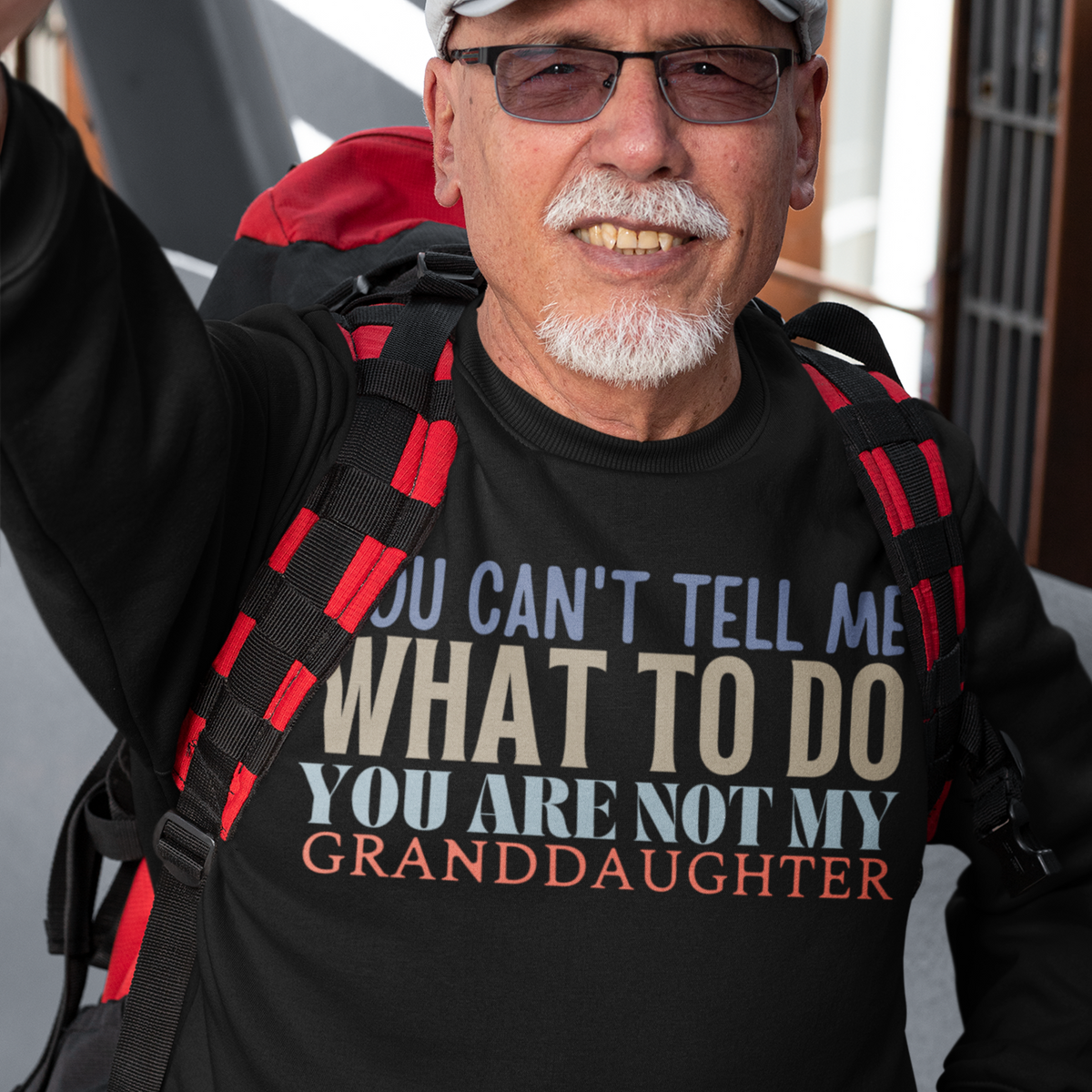 Granddad sweatshirt, fathers day shirt, funny mens shirt, sweatshirt, gift for him, gift for her, funny grandma tee, funny granddad tee, new papa shirt, father sweatshirt, you can't tell me what to do you are not my granddaughter, new granddaddy shirt