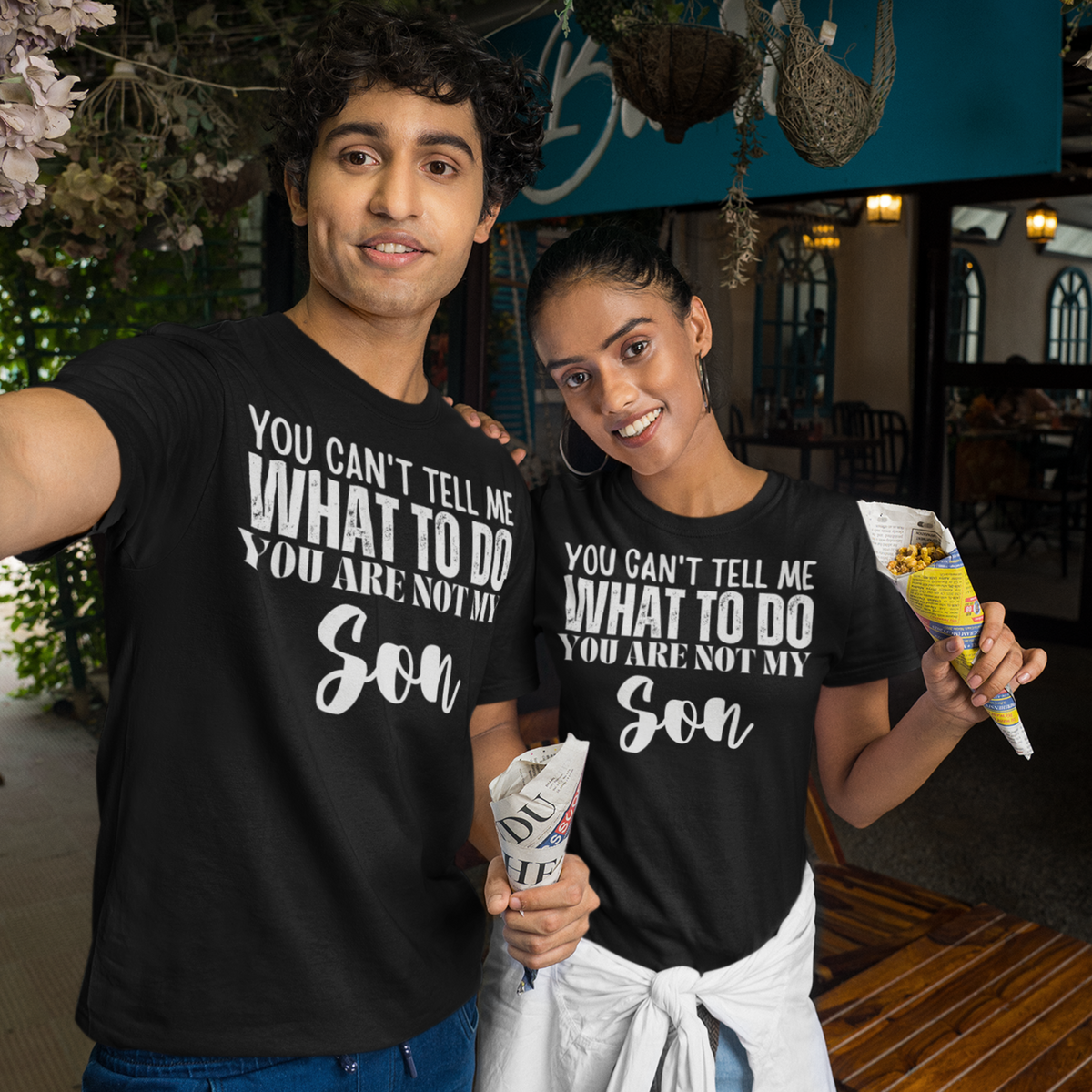 Dad Shirt, Fathers Day Shirt, Funny Mens Shirt, Funny Dad Shirt, Tell me what to do, Gift for him, Gift for her, New Papa Gift, Funny Mom Shirt, Mom Shirt, New Dad Shirt, Father Shirt, Dad tee, You Can't tell me What To Do You Are Not My son Shirt, T-Shirt, tee