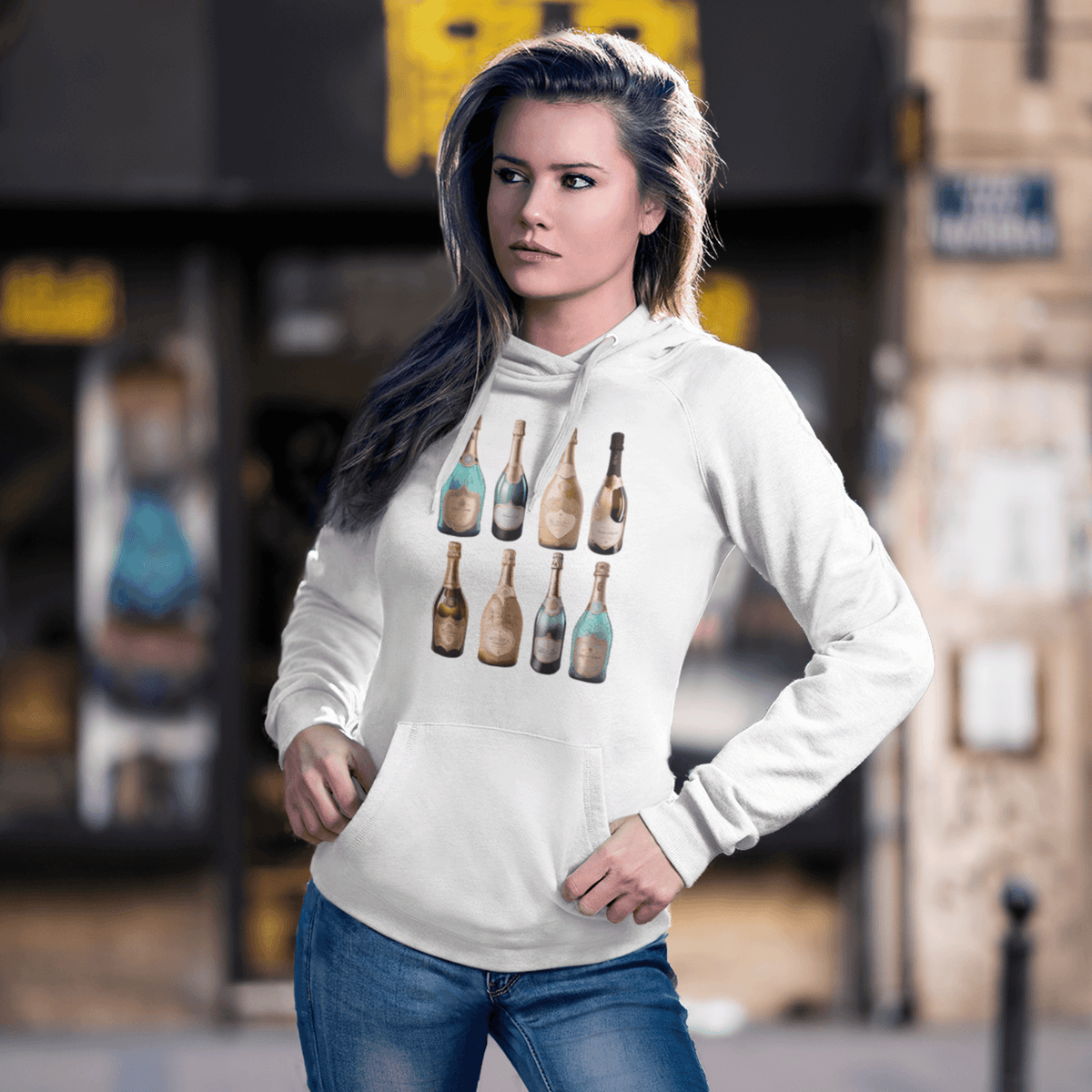 White- yes way rose shirt, liquor t-shirt, gift for mom, gift for him, gift for her, gift for champagne lovers, drinking tee, champagne sweatshirt, champagne shirt, champagne problems sweatshirt, champagne lovers, champagne bottles tee, alcohol tee, hoodie, champagne bottles hoodie