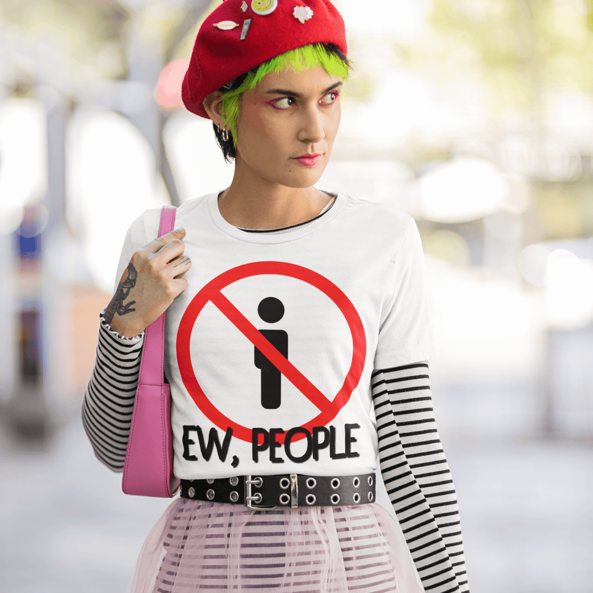 Ew, People T-shirt II White