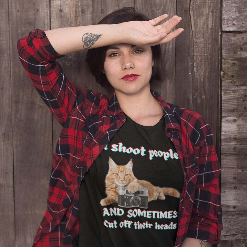 women cat shirt  tee  retro cat shirt  photographer shirt  photographer funny  men cat t-shirt  men cat shirt  kitty  kitten  I shoot people shirt  I love cats  gift for cat owner  Gift for Cat Lovers  funny gift shirt  funny cat shirt  funny cat saying  cat print top  cat mom shirt  cat mom  cat lover tee  cat daddy  cat dad shirt  animal lover t-shirt