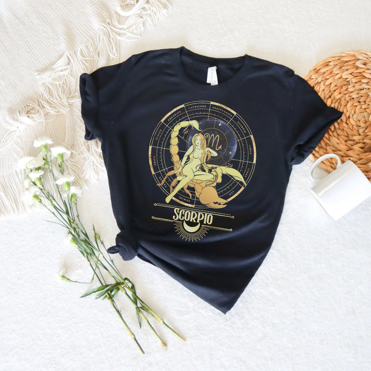 zodiac tshirt, scorpio tee, horoscope, birthday t-shirt, gift for scorpio, gift for her, October birthday gift, November birthday gift, October girl, November girl, Scorpio girl, Scorpio birthday, Scorpio zodiac, Scorpio horoscope, Astrology, Scorpio sign, Zodiac constellation, horoscope shirt, gift for Scorpio
