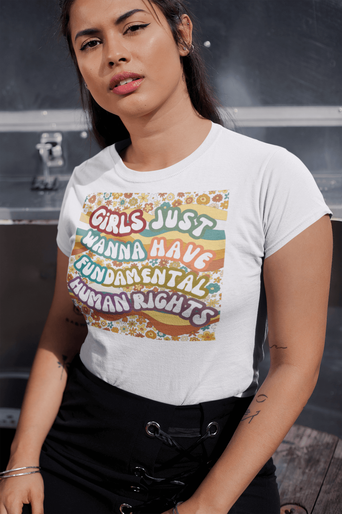 Women Rights  Rights Shirt for Women  Pro Roe  notorious RBG  Mothers Day Shirt Gift for Mom  Girls Just Wanna Have Fundamental Human Rights tshirt  Girls Just Wanna Have Fundamental Human Rights - unisex tshirt. Feminist Shirts  girl boss apparel  gift for wife  gift for girlfriend  Fundamental  feminist tee  feminist shirts  equality shirt  empower women shirt