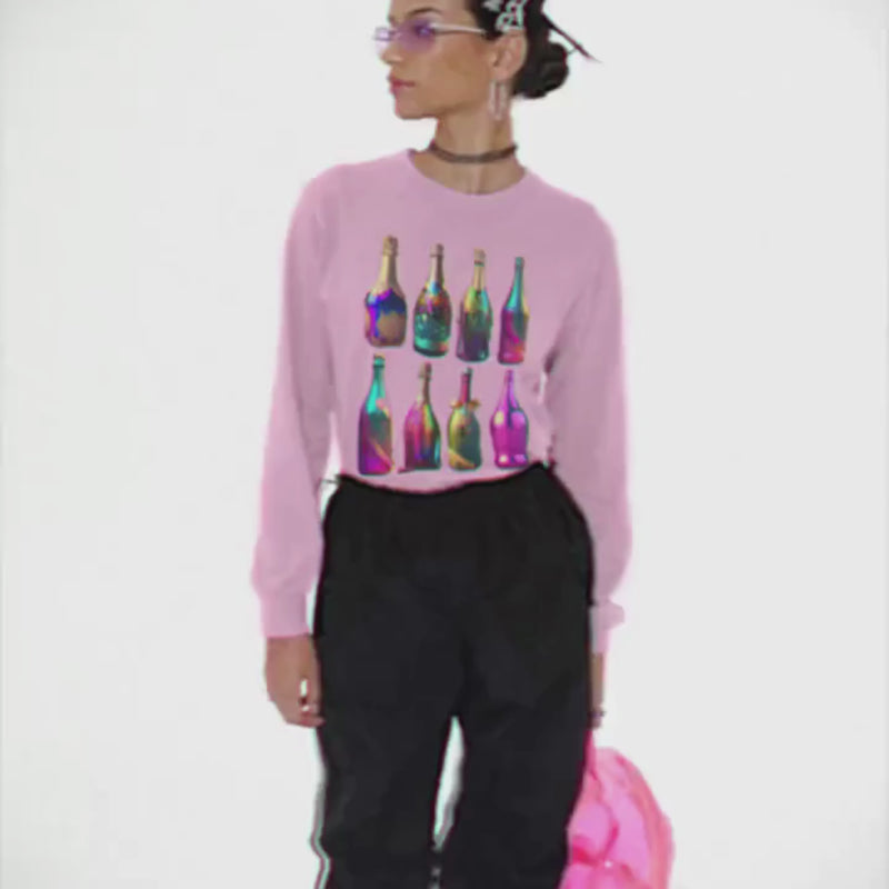 Light Pink- yes way rose shirt, liquor t-shirt, gift for mom, gift for him, gift for her, gift for champagne lovers, drinking tee, champagne sweatshirt, champagne shirt, champagne problems sweatshirt, champagne lovers, champagne bottles tee, alcohol tee