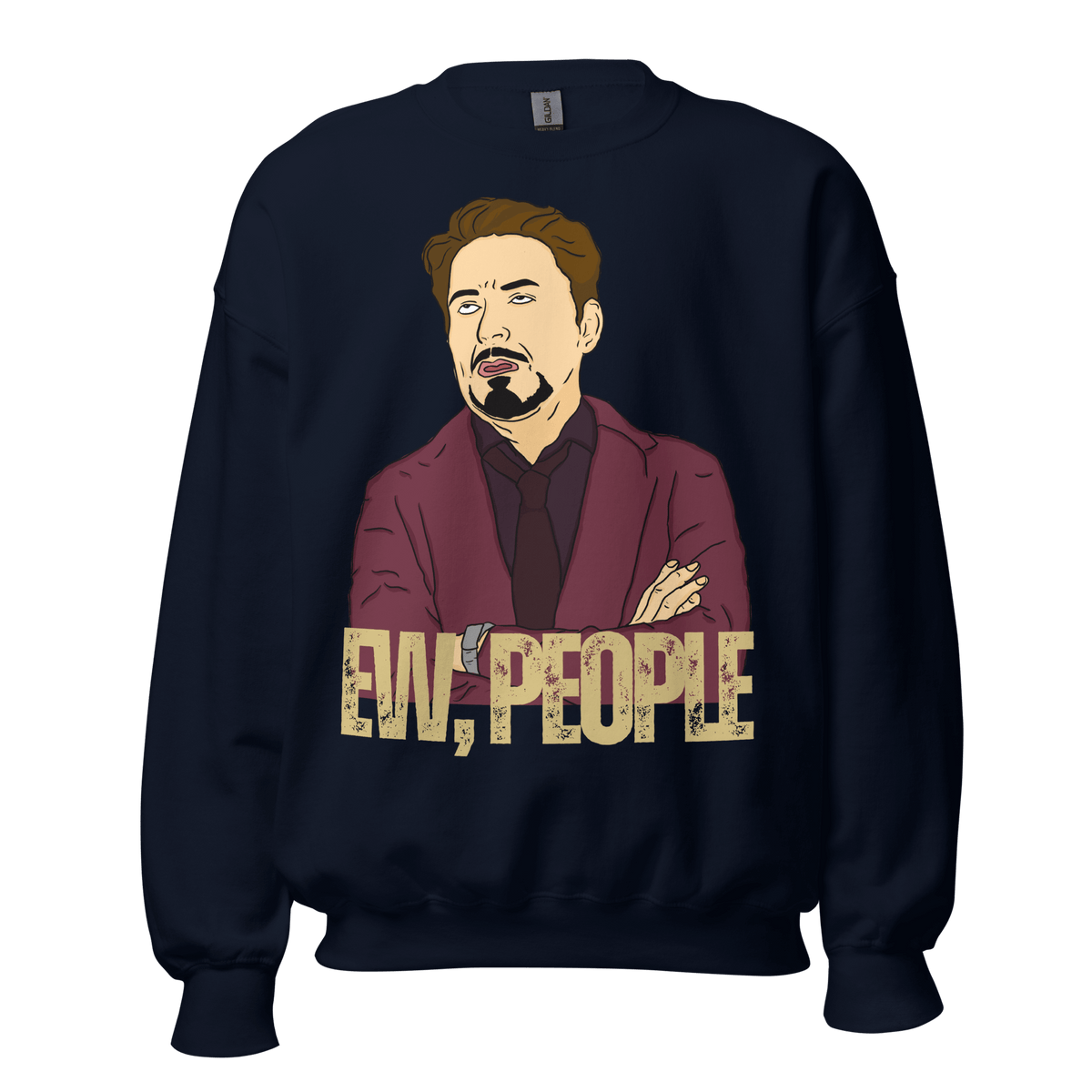 Navy- Sweatshirt, Humor Clothing, Introvert Apparel, Statement Print, Cozy Comfort, Casual Style, Quirky Fashion, Sassy Attire, Personality Piece, Playful Prints, Anti-Social Vibes, Relaxed Fit, Humorous Wear, Lighthearted Layers, Expressive Fashion, Introvert Pride, Chill Outfits, Unique Statements, Conversational Sweatshirt, Attitude Attire, Solitude Fashion, Weekend Wardrobe, ew people, ew people sweatshirt, ew people tee