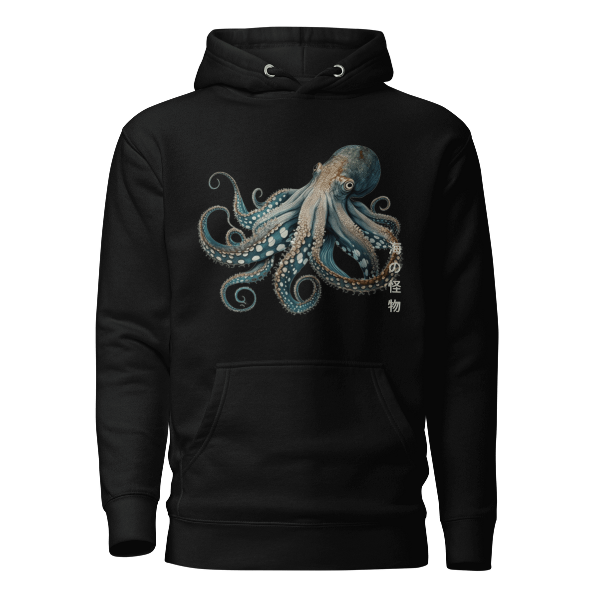 Japanese Octopus Hoodie, Cotton Hoodie, Japanese Octopus, Tokio Japan, Hoodie, Japanese Graphic Tee, Japanese Culture apparel, Japanese Hoodie, kawaii, Samurai Shirt, Japanese Art, Japanese Art Hoodie, Gift for dad, Gift for him, Japanese Calligraphy