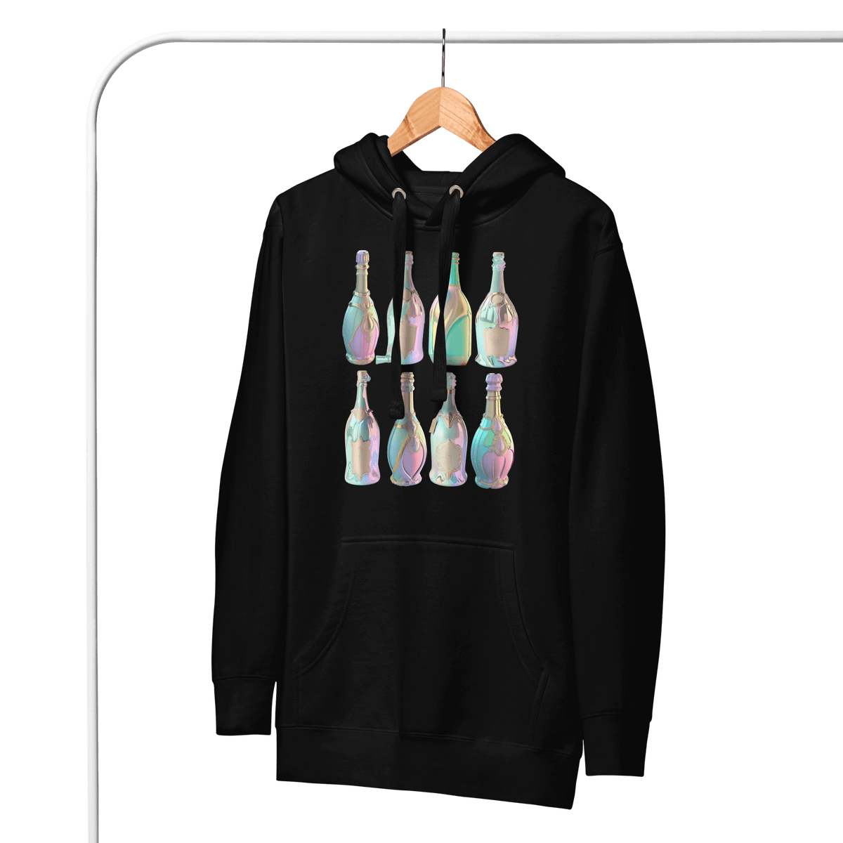 Black- yes way rose shirt, liquor t-shirt, gift for mom, gift for him, gift for her, gift for champagne lovers, drinking tee, champagne sweatshirt, champagne shirt, champagne problems sweatshirt, champagne lovers, champagne bottles tee, alcohol tee, hoodie, champagne bottles hoodie
