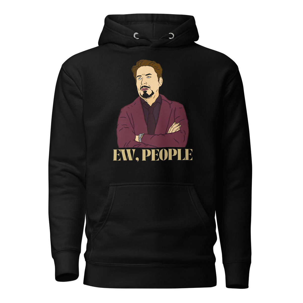 Black- Hooded Sweatshirt, Funny Hoodie, Introvert Apparel, Humor Clothing, Statement Hoodie, Cozy Comfort, Quirky Fashion, Sassy Style, Casual Wear, Playful Prints, Personality Clothing, Witty Attire, Anti-Social Vibes, Relaxed Fit, Introvert Pride, Lighthearted Layers, Conversational Hoodie, Solitude Fashion, Unique Statements, Weekend Lounge, Attitude Attire, Chill Outfits, ew people, ew people hoodie, ew people tee