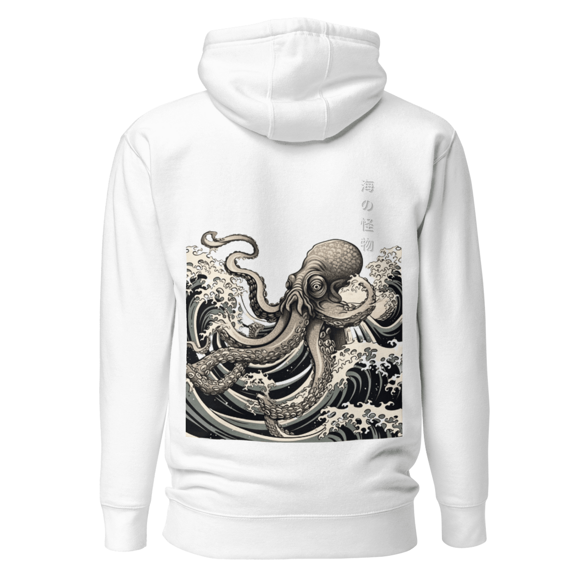 White- Japanese Octopus Hoodie, Cotton Hoodie, Japanese Octopus, Tokio Japan, Hoodie, Japanese Graphic Tee, Japanese Culture apparel, Japanese Hoodie, kawaii, Samurai Shirt, Japanese Art, Japanese Art Hoodie, Gift for dad, Gift for him, Japanese Calligraphy, Japanese Graphic Tee, ryohei fuke, david finch, oriental, wimmelbilder, kurzgesagt, shodo, manga style, carl eugen keel, maritime scenes, otto müller