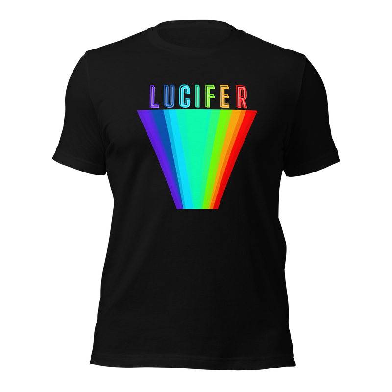 Lucifer Rising Short-Sleeve Unisex T-Shirt, Alejandro Jodorowsky, David Lynch, Cult Horror, Occult Film, Anger, Dario Argento, Sarcastic Shirt, Punk Rocker Tee, Goth shirt, rainbow shirt, Lucifer Rising, Funni t-shirt, Devil Shirt