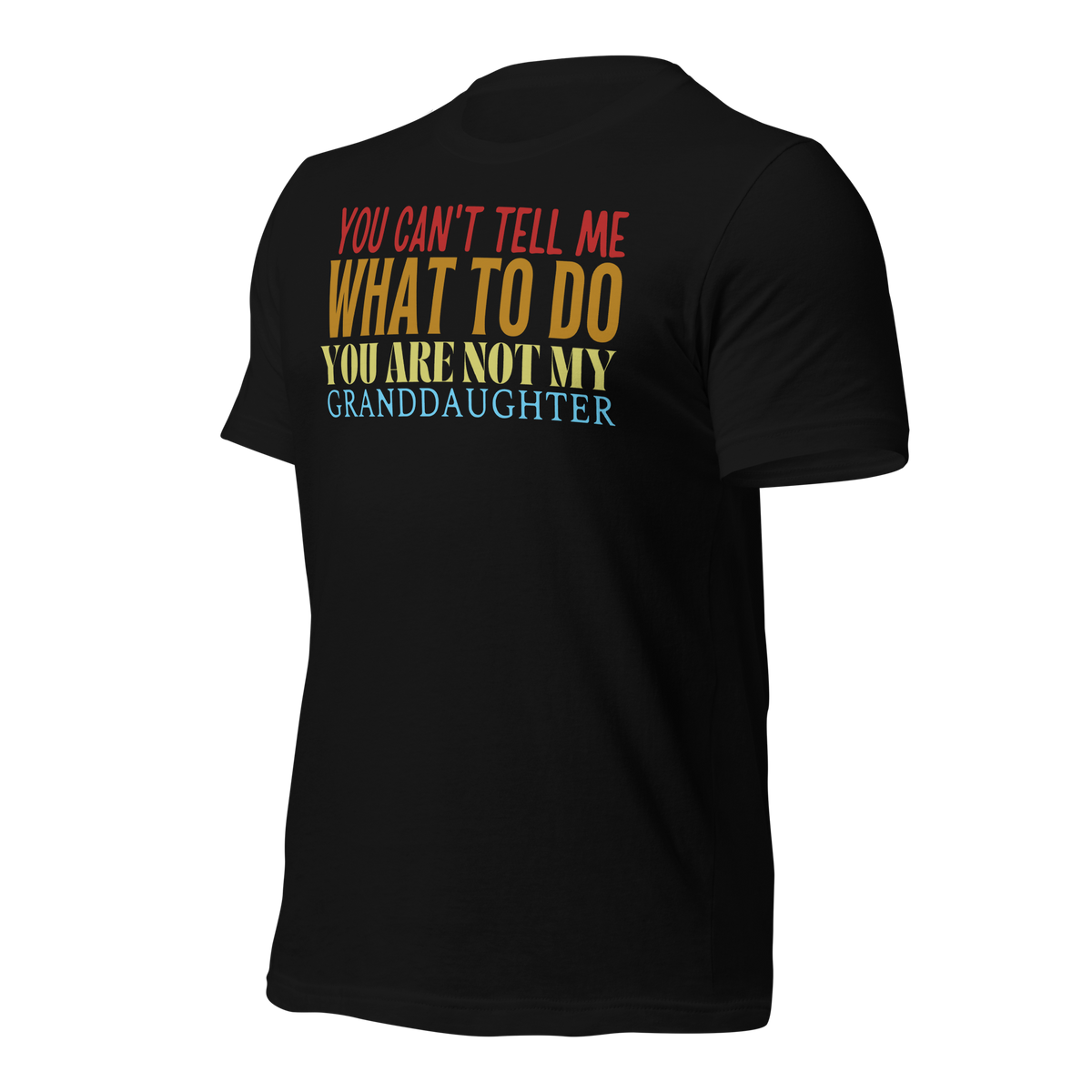Granddad Shirt, Girl granddad shirt, Fathers Day Shirt, Funny Mens Shirt, Funny Granddad Shirt, Tell me what to do, Gift for him, Gift for her, New Papa Gift, Funny grandma Shirt, grandmother Shirt, New grandfather Shirt, granddaddy Shirt, papa tee, You Can't tell me What To Do You Are Not My granddaughter Shirt