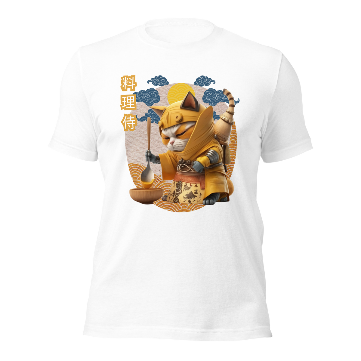 White- Tokyo Japan  Streetwear  Samurai Sword  Samurai Cat Tattoo Style Shirt  Ninja Samurai Kitten  kawaii tee  Japanese Shirt  Japanese Kawaii Ninja Cat T-Shirt  Japanese Graphic Tee  Japanese apparel  Gift for him  Gift for dad  Cat Lover T-Shirt