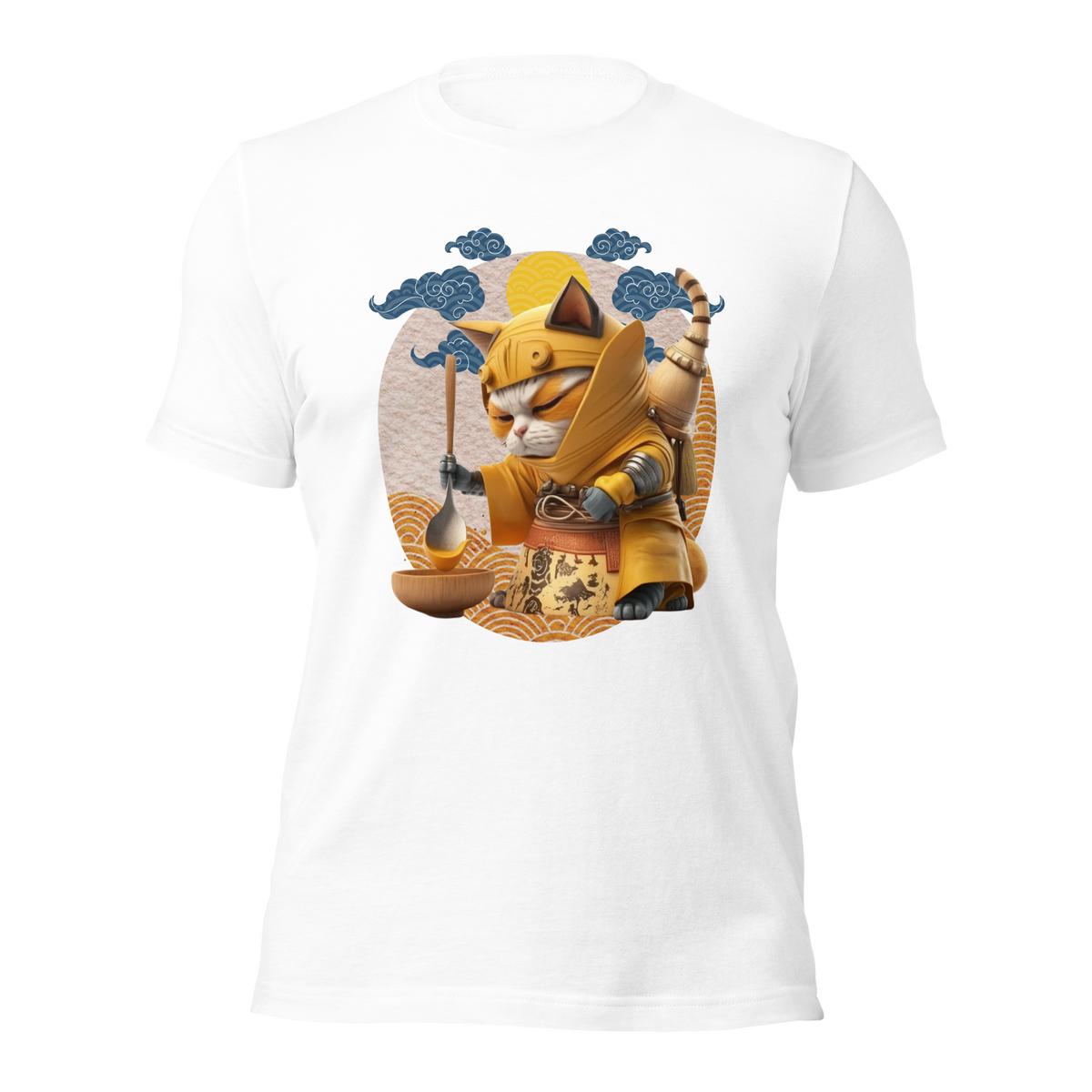 White- Tokyo Japan  Streetwear  Samurai Sword  Samurai Cat Tattoo Style Shirt  Ninja Samurai Kitten  kawaii tee  Japanese Shirt  Japanese Kawaii Ninja Cat T-Shirt  Japanese Graphic Tee  Japanese apparel  Gift for him  Gift for dad  Cat Lover T-Shirt